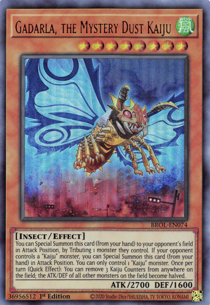 Gadarla, the Mystery Dust Kaiju [BROL-EN074] Ultra Rare 