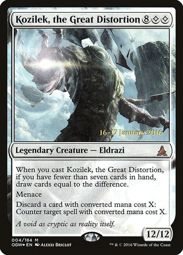 Kozilek, the Great Distortion [Oath of the Gatewatch Prerelease Promos] 