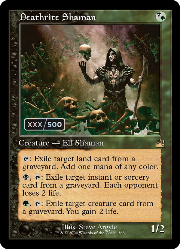 Deathrite Shaman (Retro) (Serialized) [Ravnica Remastered] 