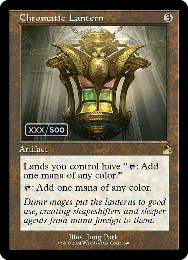 Chromatic Lantern (Retro) (Serialized) [Ravnica Remastered] 