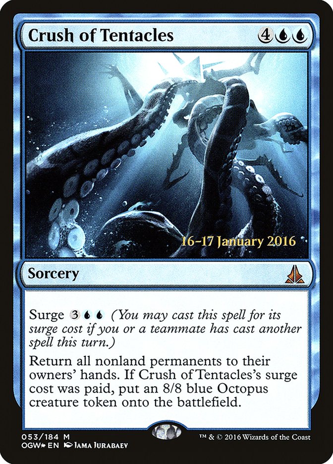 Crush of Tentacles [Oath of the Gatewatch Prerelease Promos] 