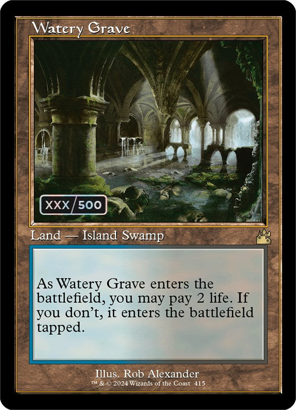 Watery Grave (Retro) (Serialized) [Ravnica Remastered] 