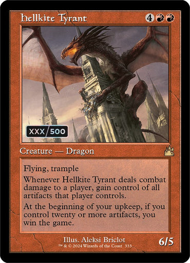 Hellkite Tyrant (Retro) (Serialized) [Ravnica Remastered] 