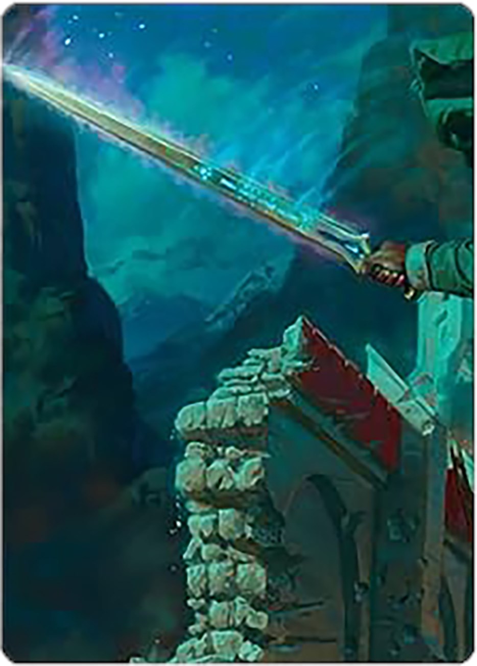 Anduril, Narsil Reforged Art Card [The Lord of the Rings: Tales of Middle-earth Art Series] 