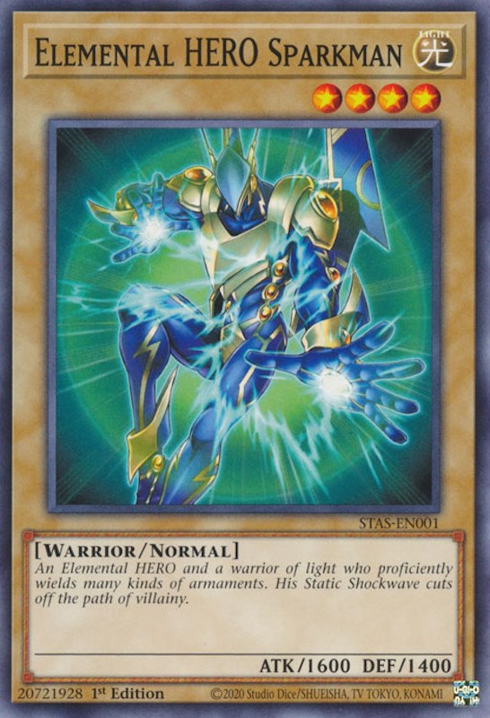 Elemental HERO Sparkman [STAS-EN001] Common 