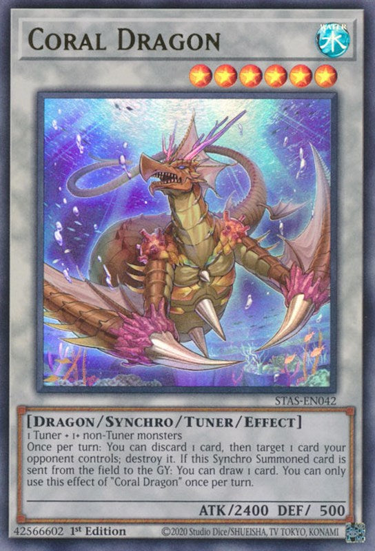 Coral Dragon [STAS-EN042] Ultra Rare 