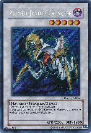Ally of Justice Catastor [HA01-EN026] Secret Rare 