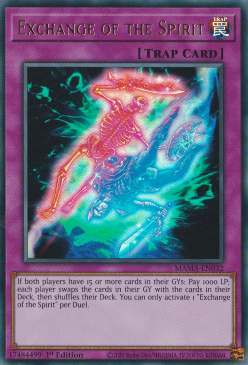 Exchange of the Spirit [MAMA-EN032] Ultra Rare 