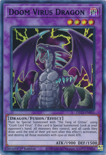 Doom Virus Dragon (Purple) [DLCS-EN055] Ultra Rare 