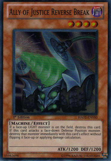 Ally of Justice Reverse Break [HA02-EN050] Super Rare 