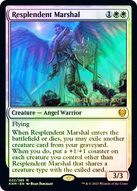 Resplendent Marshal [Kaldheim Prerelease Promos] 