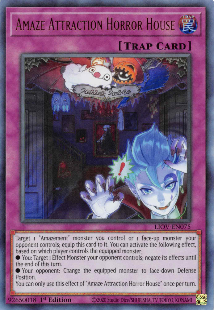Amaze Attraction Horror House [LIOV-EN075] Ultra Rare 