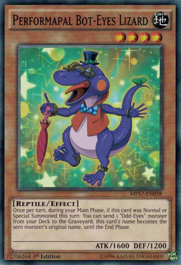 Performapal Bot-Eyes Lizard [MP17-EN058] Common 