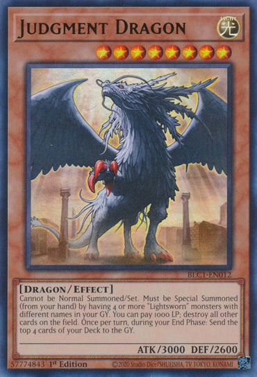 Judgment Dragon [BLC1-EN012] Ultra Rare 