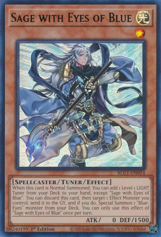 Sage with Eyes of Blue [BLC1-EN014] Ultra Rare 