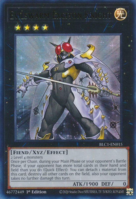 Evilswarm Exciton Knight [BLC1-EN015] Ultra Rare 