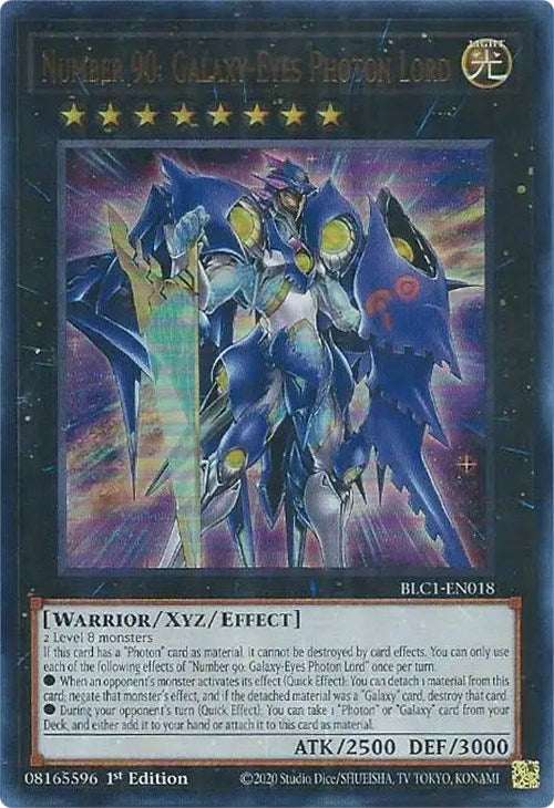 Number 90: Galaxy-Eyes Photon Lord [BLC1-EN018] Ultra Rare