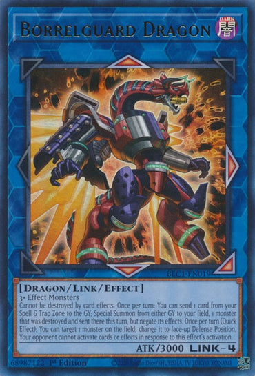 Borrelguard Dragon [BLC1-EN019] Ultra Rare 