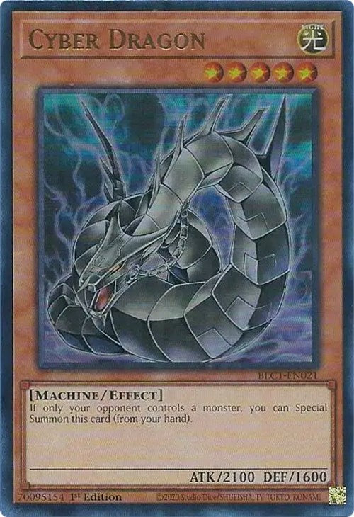 Cyber Dragon (Alternate Art) [BLC1-EN021] Ultra Rare