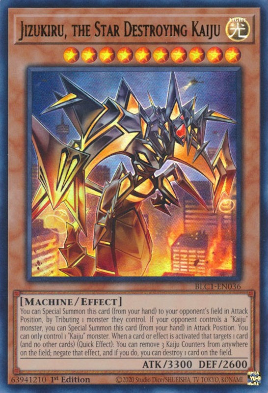 Jizukiru, the Star Destroying Kaiju [BLC1-EN036] Ultra Rare 