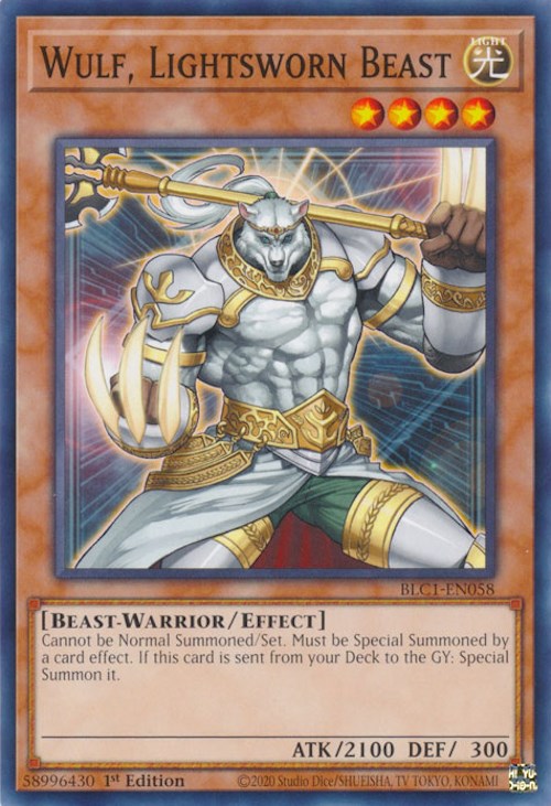 Wulf, Lightsworn Beast [BLC1-EN058] Common 