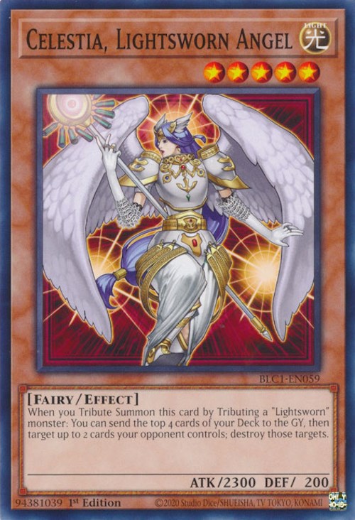 Celestia, Lightsworn Angel [BLC1-EN059] Common 