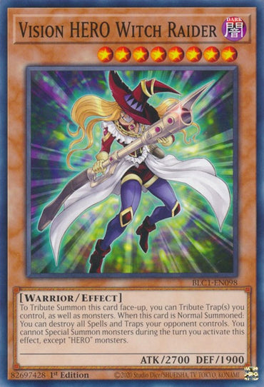 Vision HERO Witch Raider [BLC1-EN098] Common 