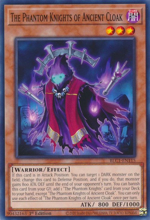 The Phantom Knights of Ancient Cloak [BLC1-EN115] Common 