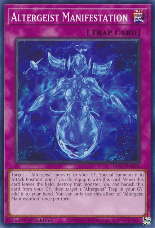 Altergeist Manifestation [BLC1-EN118] Common 