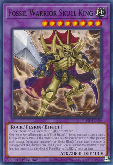 Fossil Warrior Skull King [BLC1-EN129] Common 