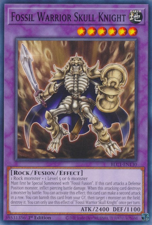 Fossil Warrior Skull Knight [BLC1-EN130] Common 