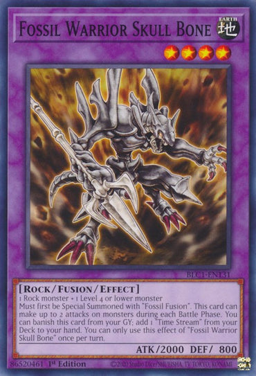 Fossil Warrior Skull Bone [BLC1-EN131] Common 