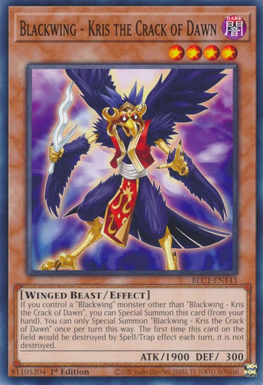 Blackwing - Kris the Crack of Dawn [BLC1-EN143] Common 