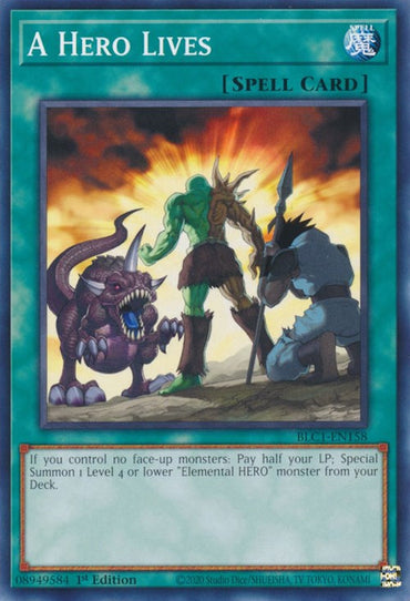 A Hero Lives [BLC1-EN158] Common 