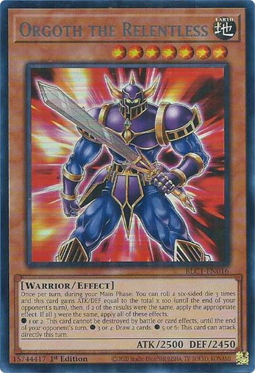 Orgoth the Relentless (Silver) [BLC1-EN016] Ultra Rare 