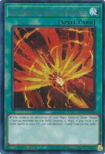 Sky Striker Maneuver - Afterburners! (Silver) [BLC1-EN024] Ultra Rare 