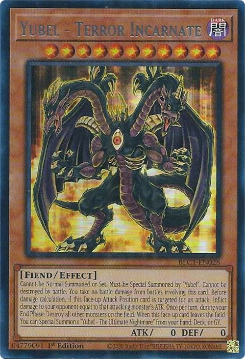 Yubel - Terror Incarnate (Silver) [BLC1-EN028] Ultra Rare 