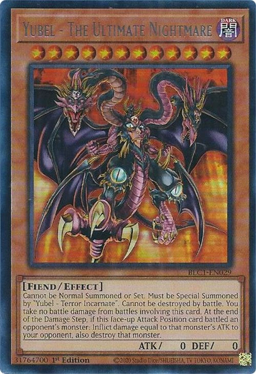 Yubel - The Ultimate Nightmare (Silver) [BLC1-EN029] Ultra Rare 
