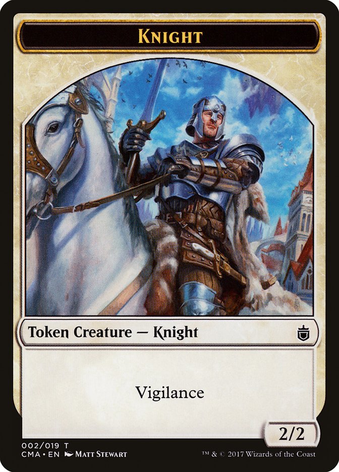 Knight Token [Commander Anthology Tokens] 