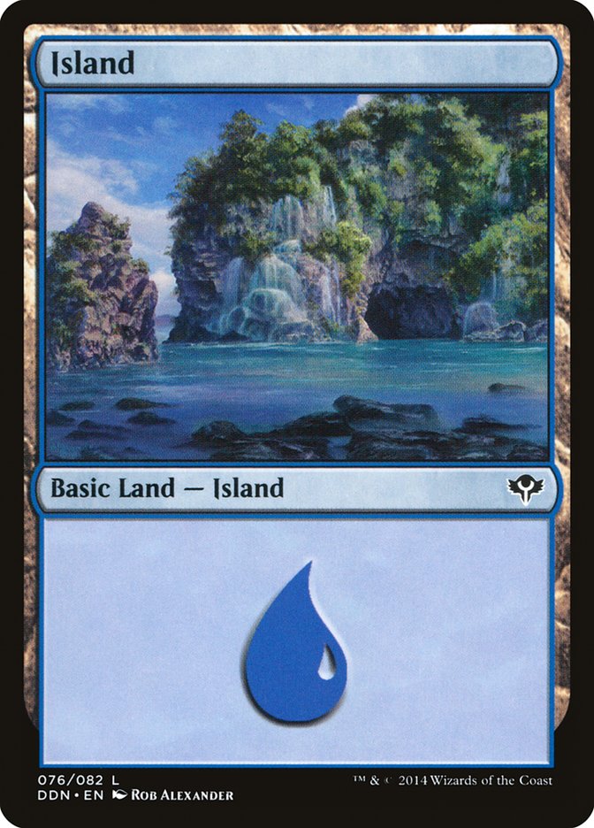 Island (76) [Duel Decks: Speed ​​vs. Cunning] 