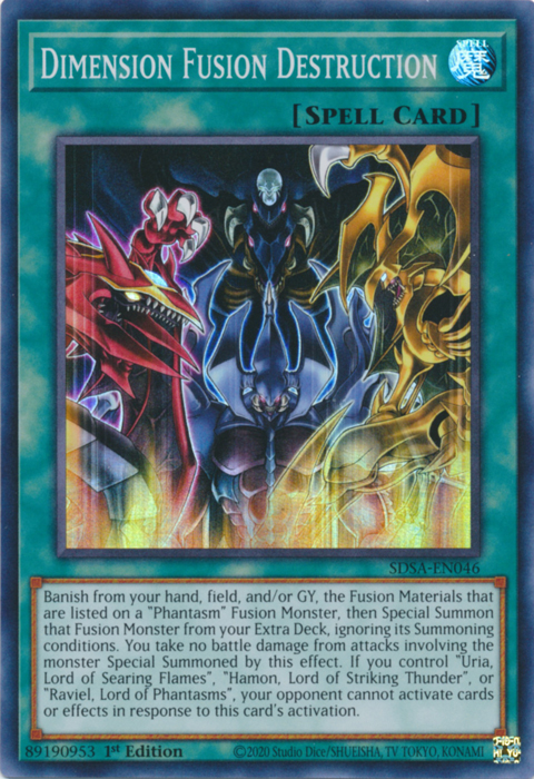 Dimension Fusion Destruction [SDSA-EN046] Super Rare 