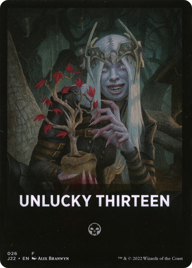 Unlucky Thirteen Theme Card [Jumpstart 2022 Front Cards] 