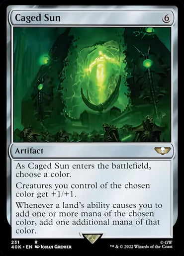Caged Sun (Surge Foil) [Warhammer 40,000] 
