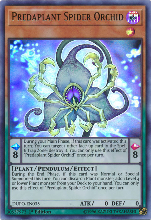 Predaplant Spider Orchid [DUPO-EN035] Ultra Rare 