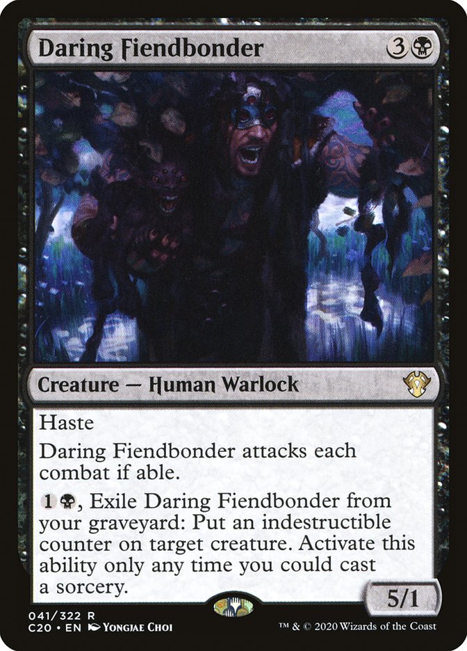 Daring Fiendbonder [Commander 2020] 