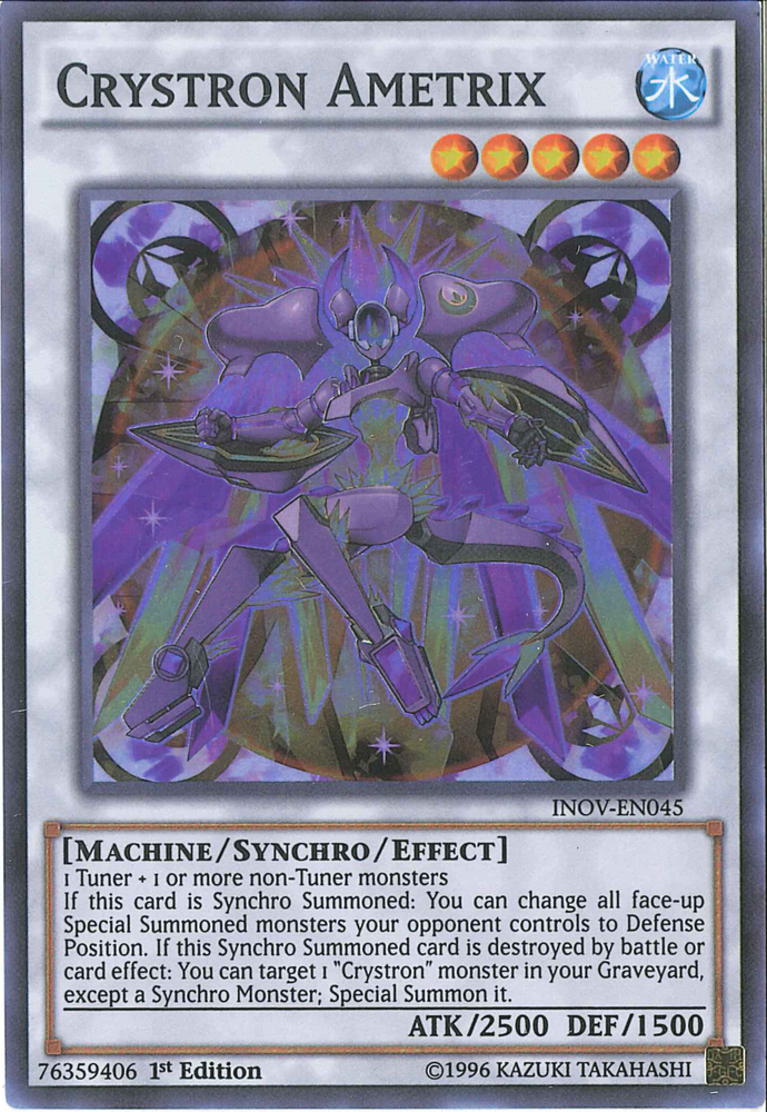 Crystron Ametrix [INOV-EN045] Super Rare 