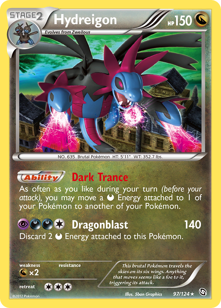 Hydreigon (97/124) [Black & White: Dragons Exalted]