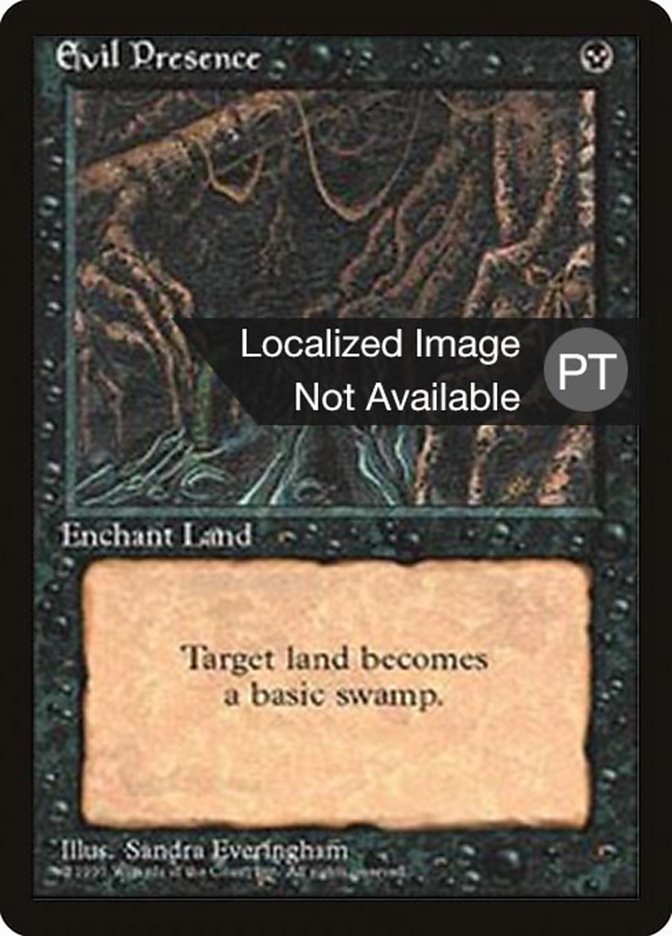 Evil Presence [Fourth Edition (Foreign Black Border)] 