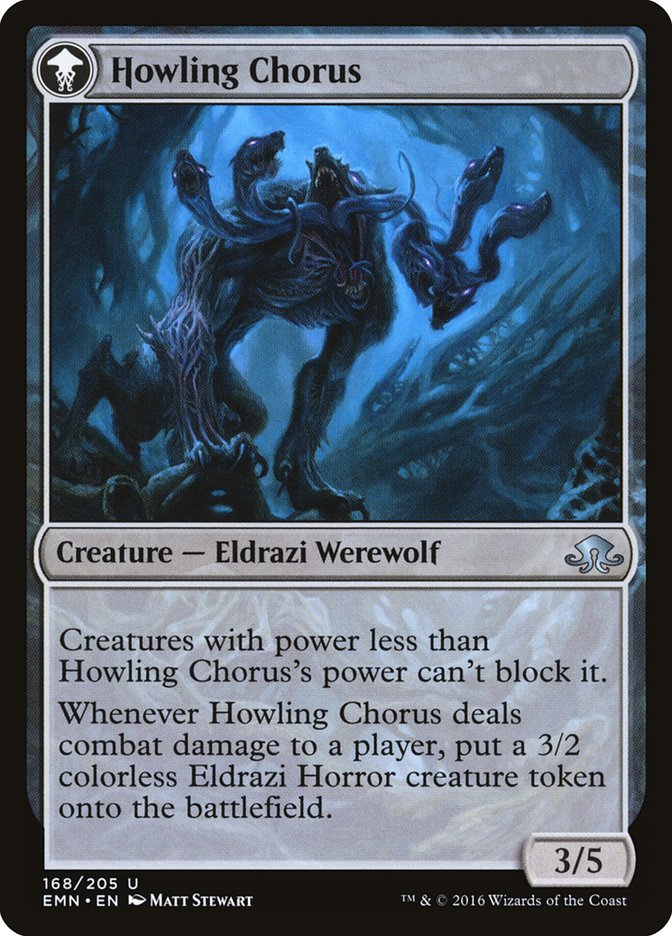 Shrill Howler // Howling Chorus [Eldritch Moon] 
