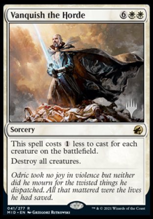 Vanquish the Horde (Promo Pack) [Innistrad: Midnight Hunt Promos] 